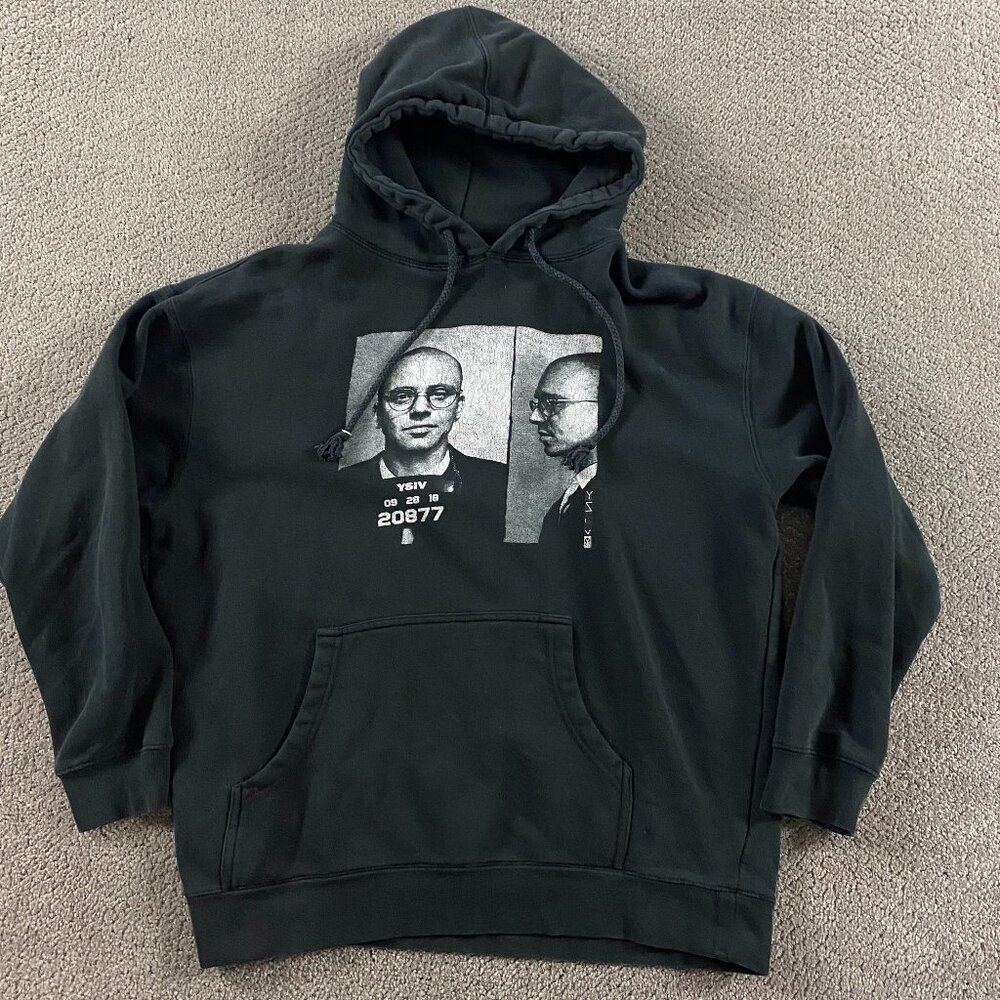 Logic YSIV Mugshot Black Hoodie Men's Medium Young Sinatra - Picture 1 of 7
